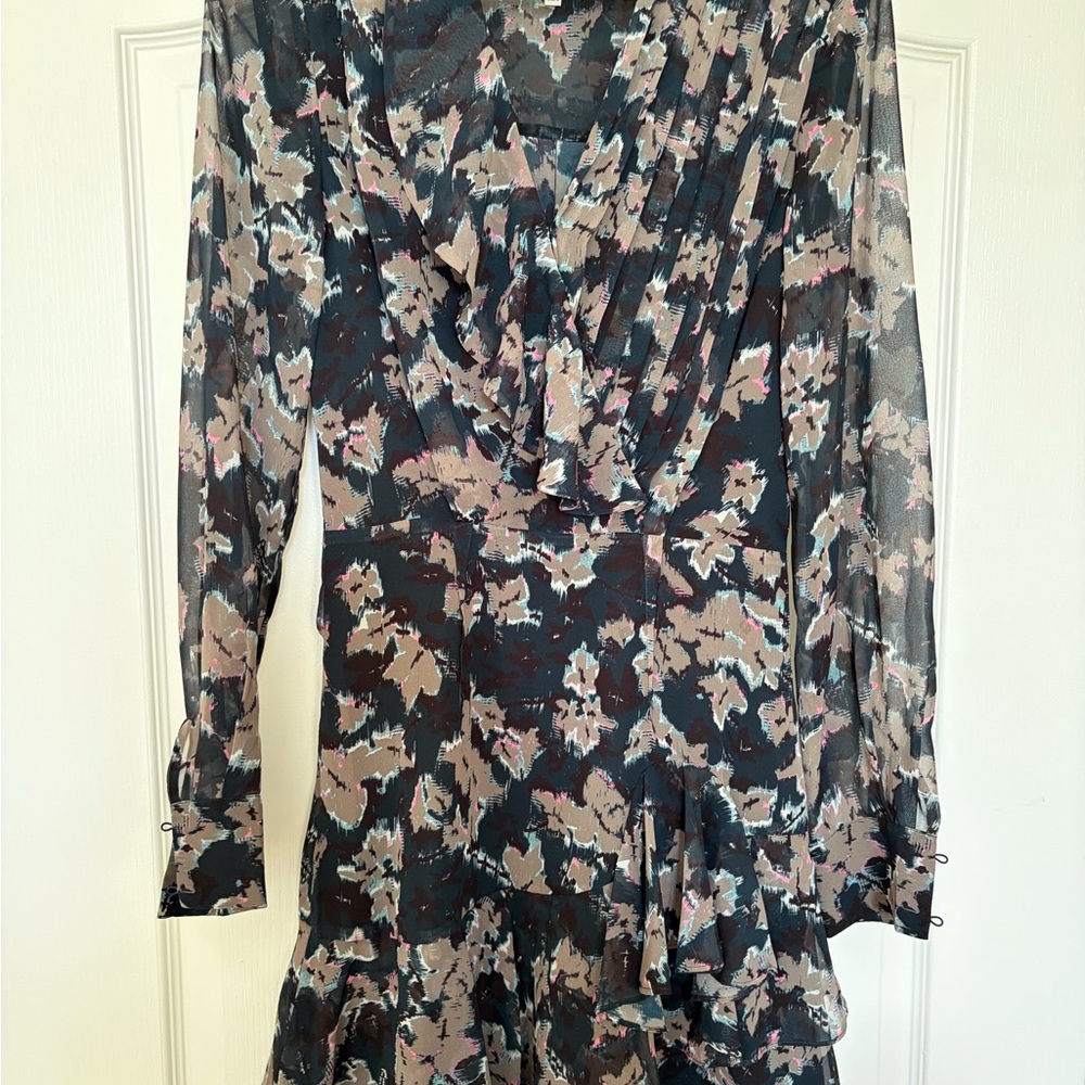 Reiss Multicolor Long Sleeve Dress